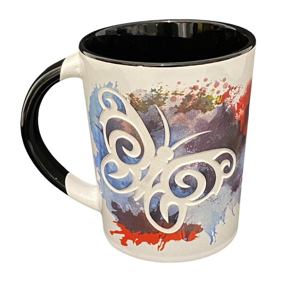 Cancun Mexico Butterfly Mug Two Tone Vacation Travel Souvenir North America